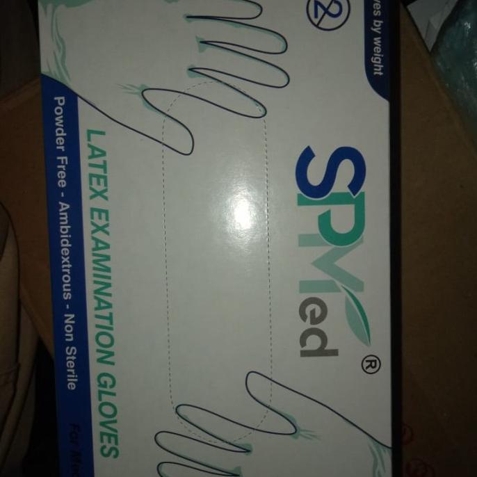 Ready COD  sarung tangan latex merk SPMed