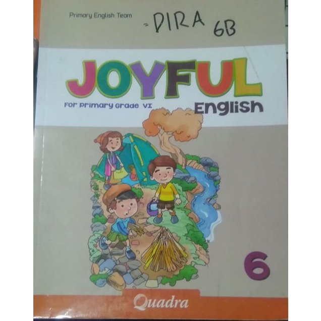 Bekas Joyful English kelas 6 Quadra