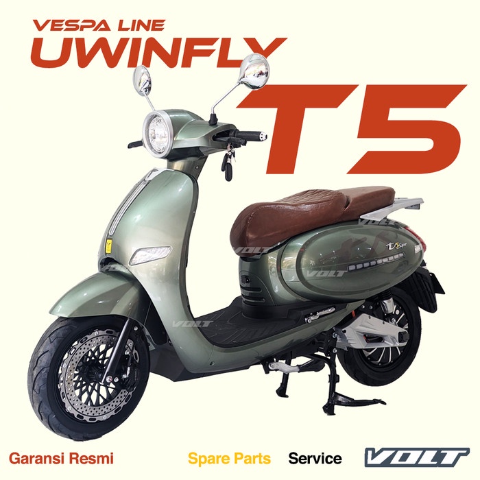 Best Seller Uwinfly T5 Motor Listrik Vespa Listrik 2000W / Garansi Resmi U-Winfly