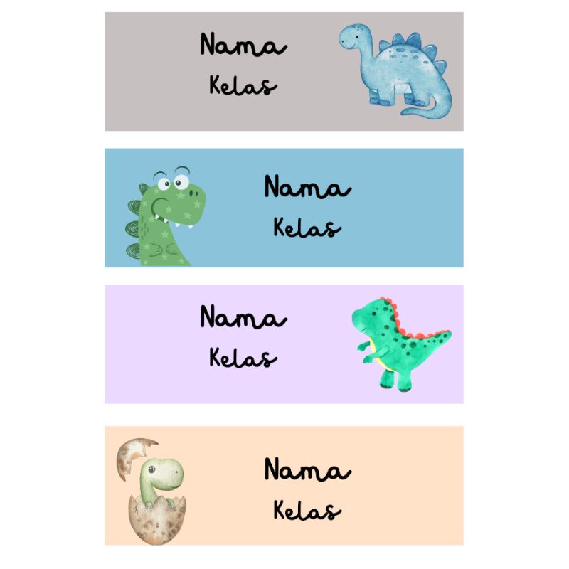 

Label buku pensil botol all in one anti air 75 pcs BOY