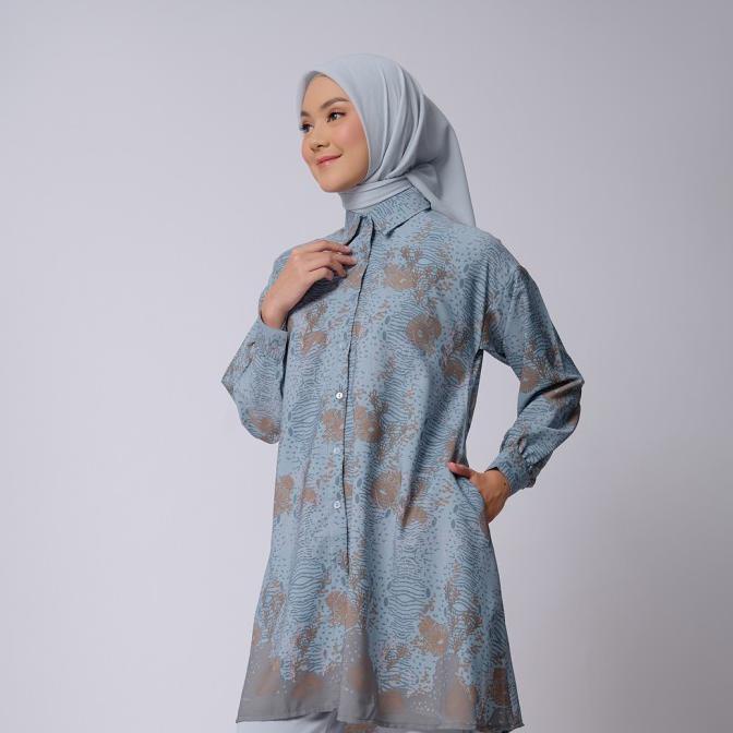 ZM Zaskia Mecca - Arasha Blue Tunik - Jelita Indonesia - Likupang