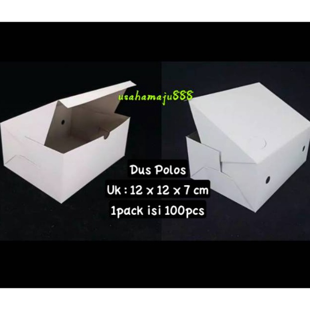 

Motif Terkini.. Dus Polos Box Kotak Kue Snack 12x12 @100pcs CBP