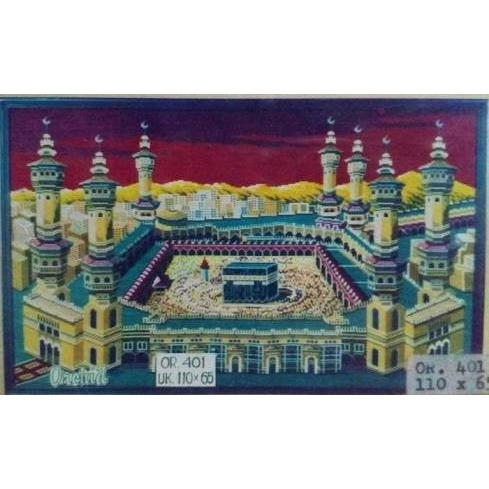 MUST HAVE PAKET KRISTIK ORCHID WOL NO 401 MEKKAH KABAH TERLARIS