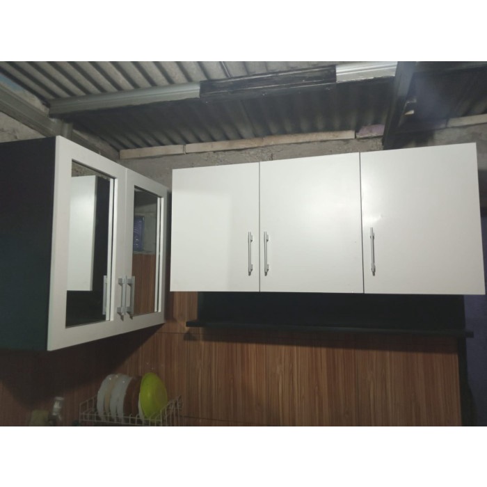 Peralatan Dapur - LEMARI DAPUR RAK PIRING GANTUNG SERBAGUNA KITCHENSET ATAS