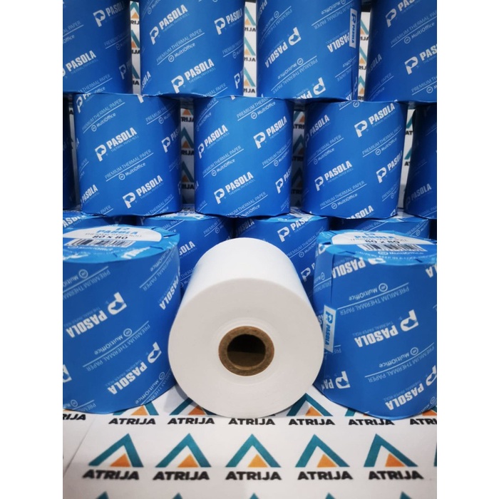 

Terlaris Kertas Thermal Struk Kasir 80 X 80 Pasola . Thermal Paper Roll 80X80
