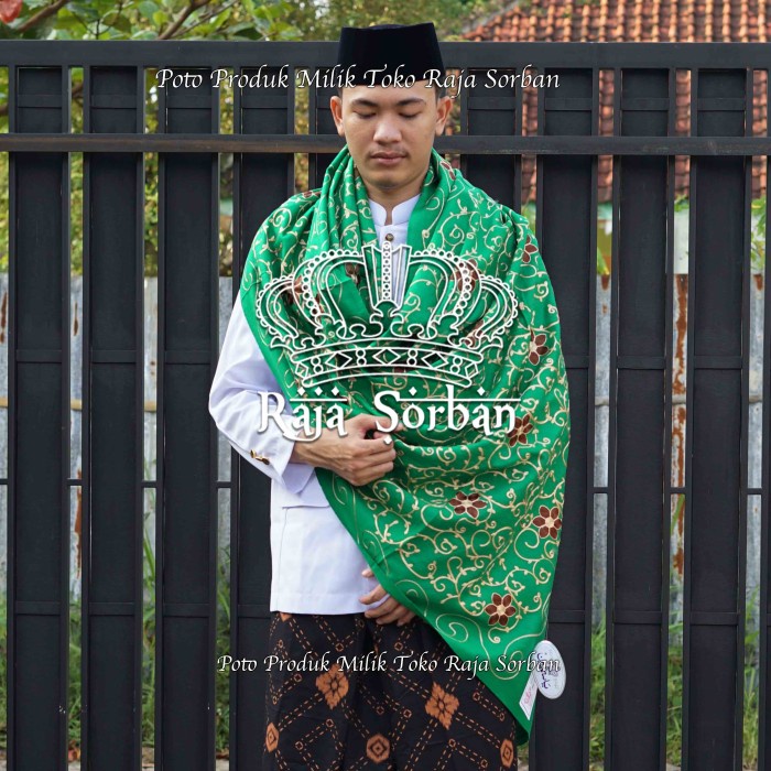 Bestseller Sorban Kashmiri Almas Made In India - Hijau