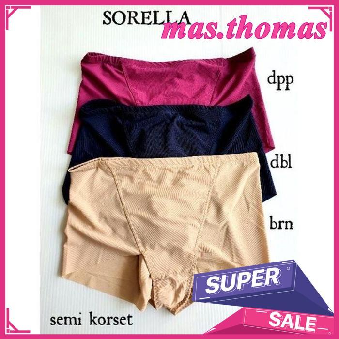 Semi Korset Celana Dalam Wanita Sorella 9357 - Cd Seamless Tanpa Jahitan Size M L El Ql Promo