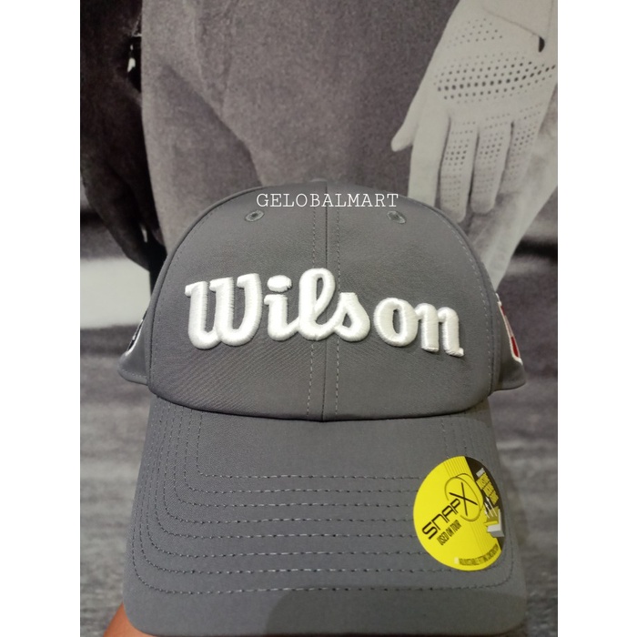 TERLARIS" TOPI GOLF WILSON/CAPS WILSON NEW GREY