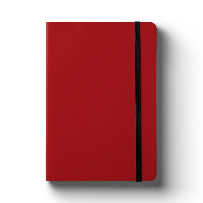 

Notebook A5 Lined Red