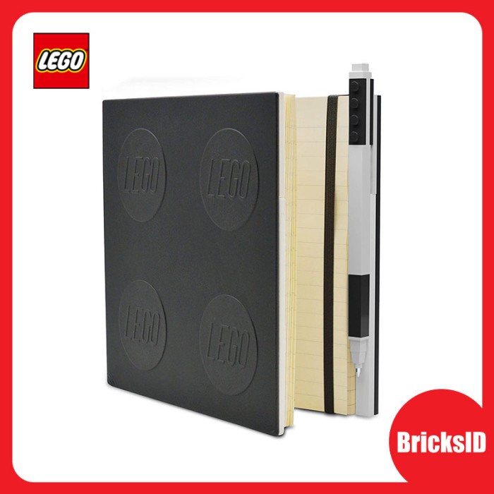 

Lego 52447 Locking Notebook With Gel Pen - Black