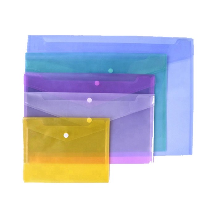 Bestseller Map Plastik Kancing A3 Transparant Warna