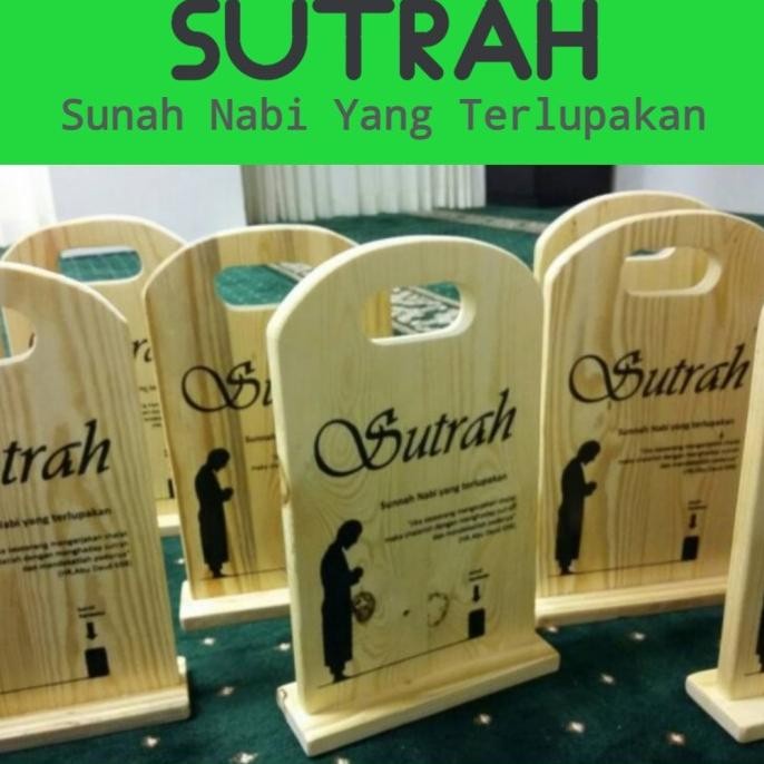 

Terlaris Ready Stock Sutrah Sholat - Sutroh Pembatas Shof Solat - Bahan Kayu