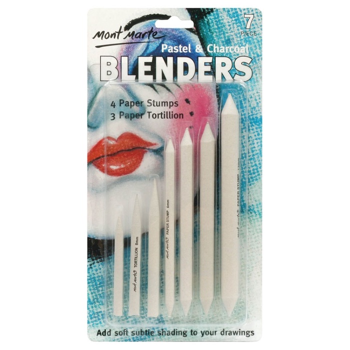 

Terlaris Mont Marte Pastel & Charcoal Blenders 7Pcs