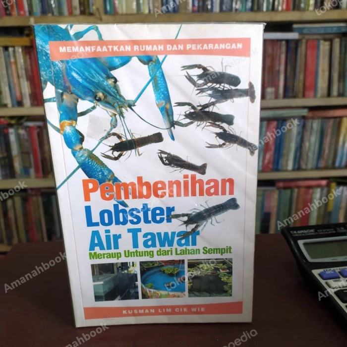 PROMO BUKU TEKNIK PEMBENIHAN DAN CARA CEPAT PEMBESARAN LOBSTER AIR TAWAR TERMURAH
