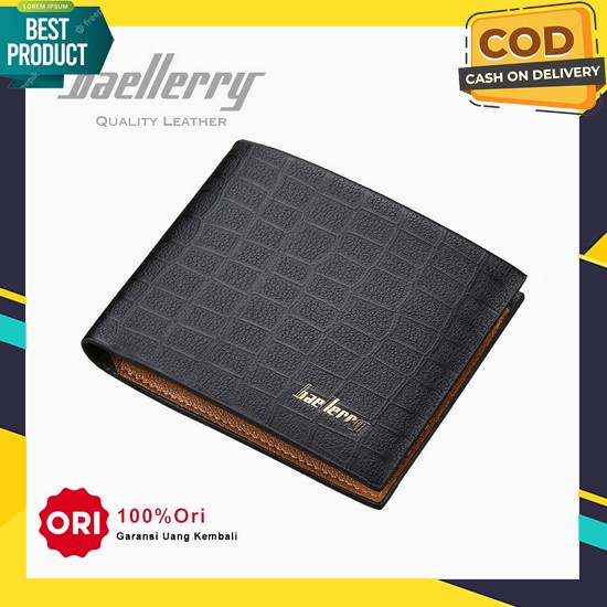 Dompet Pria Baellerry Premium 11 New Year Free Ongkir Polos Kulit Murah W2S1 Laki Laki Original 100 