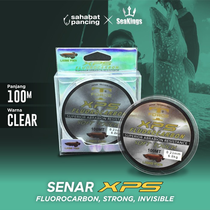 Bestseller Senar Pancing Xps Fluorocarbon 100M,Senar Pancing Terkuat