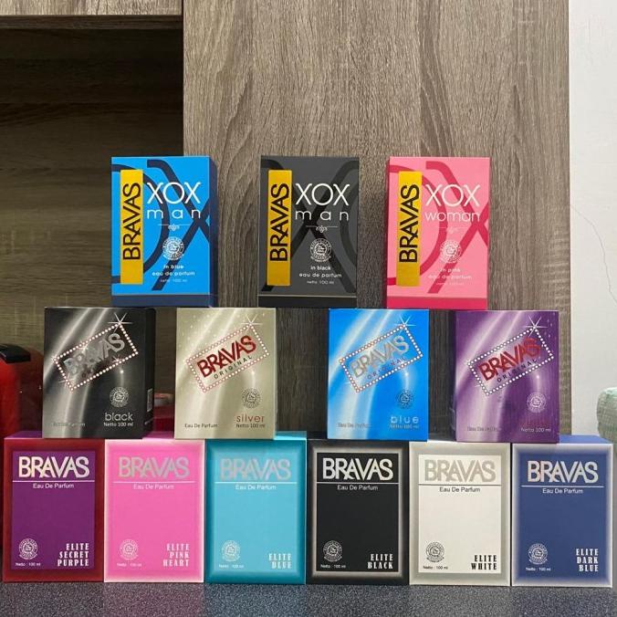 BRAVAS PARFUM EDP ORIGINAL - BRAVAS ELITE - BRAVAS XOX - PARFUM UNISEX