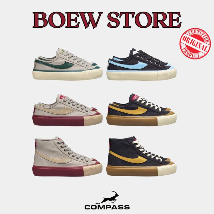 Compass Gazelle Low & Hi Wafer Green / Maroon / Caramel / Choco Ice