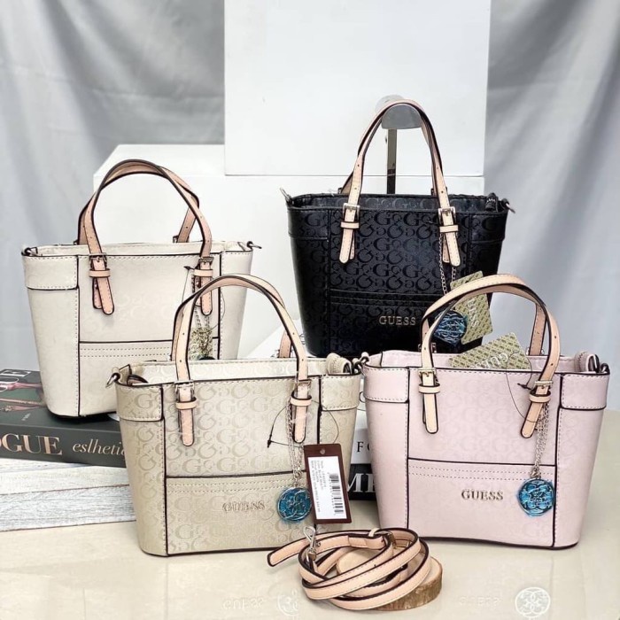 Tas Wanita Guess Delaney Hologram Mini Tote G811 Tas Jinjing