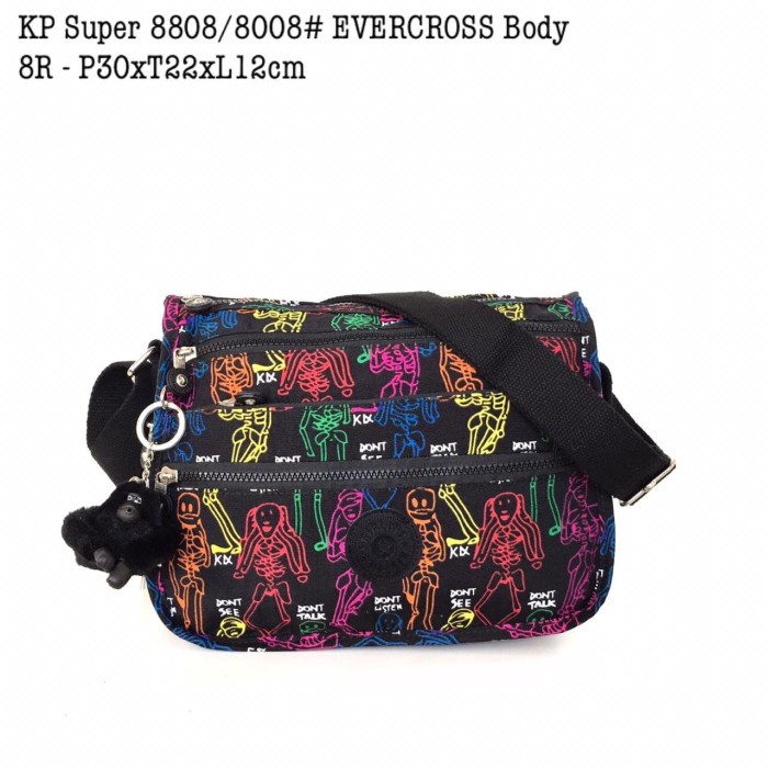 DISKON SPESIAL TAS KIPLING SELEMPANG 8 RUANG 8808S WANITA CEWEK REMAJA KECIL MEDIUM TERBARU