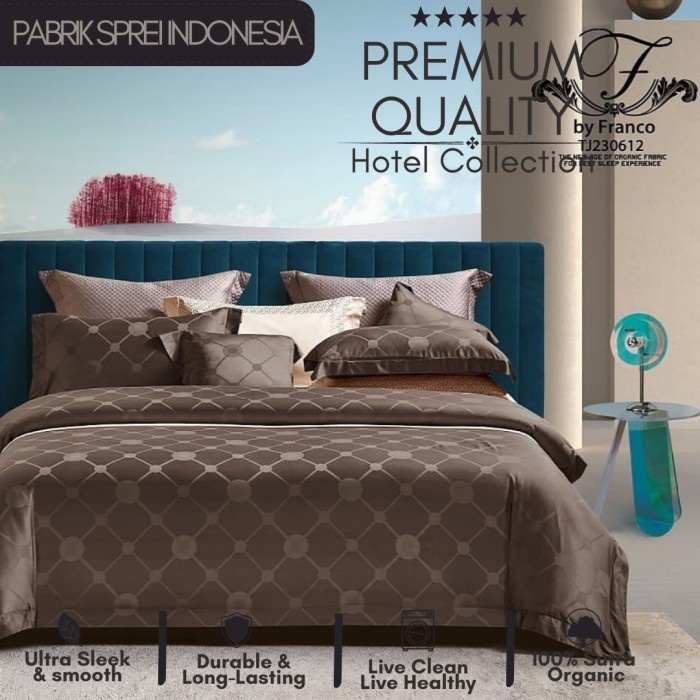 Bedcover Sprei Set King Koil Sutra Jaquard, 120x200, KingKoil Premium