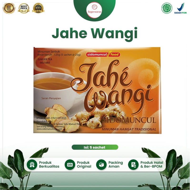 

Minuman Tradisional Menghangatkan badan Jahe Wangi Sidomuncul