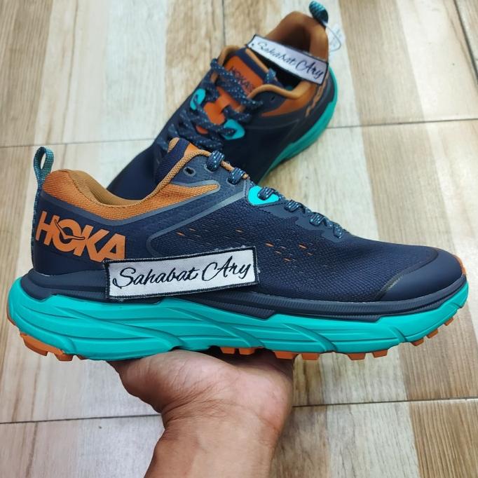 Sepatu Hoka One One Challenger ATR 6 Navy Green