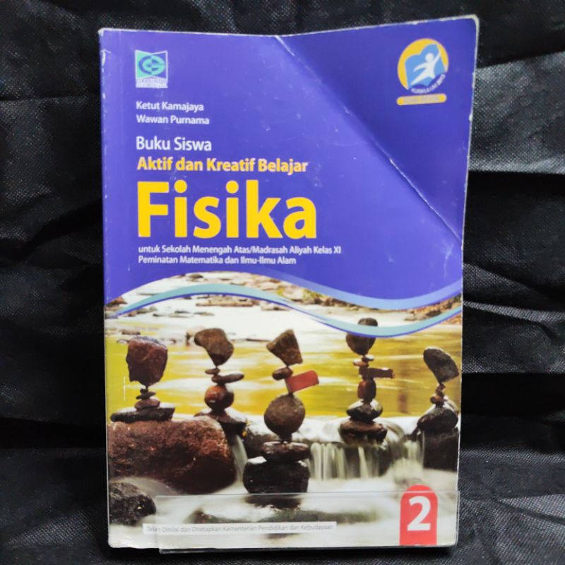 Buku Fisika kelas 11, XI, SMA, Grafindo, Kurikulum 2013, Ketut Kamajaya, Wawan Purnama.