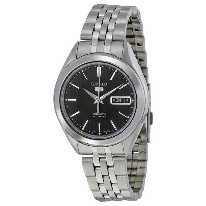 Seiko 5 Snkl23K1 Automatic Black Dial Stainless Steel Bracelet