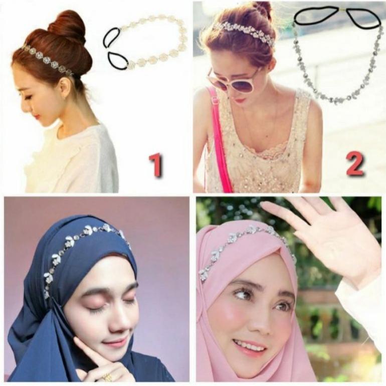 Promo Aksesoris Hijab Bando Pashmina Pasmina Headband Headpiece Hairband Bando Bandana Jilbab Bandana Wxy