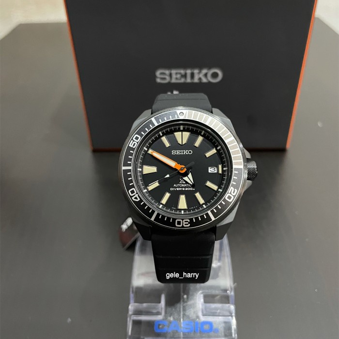 MUST HAVE SEIKO PROSPEX BLACK SAMURAI SRPH11K1 SRPH11 LIMITED EDITOON 8000PCS TERMURAH