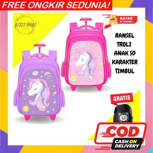 Tas Sekolah Perempuan Sd Cewek Tk Korea Style Anti Air Kls 5 Terbaru 2023 Viral Import Remaja Tas Ge