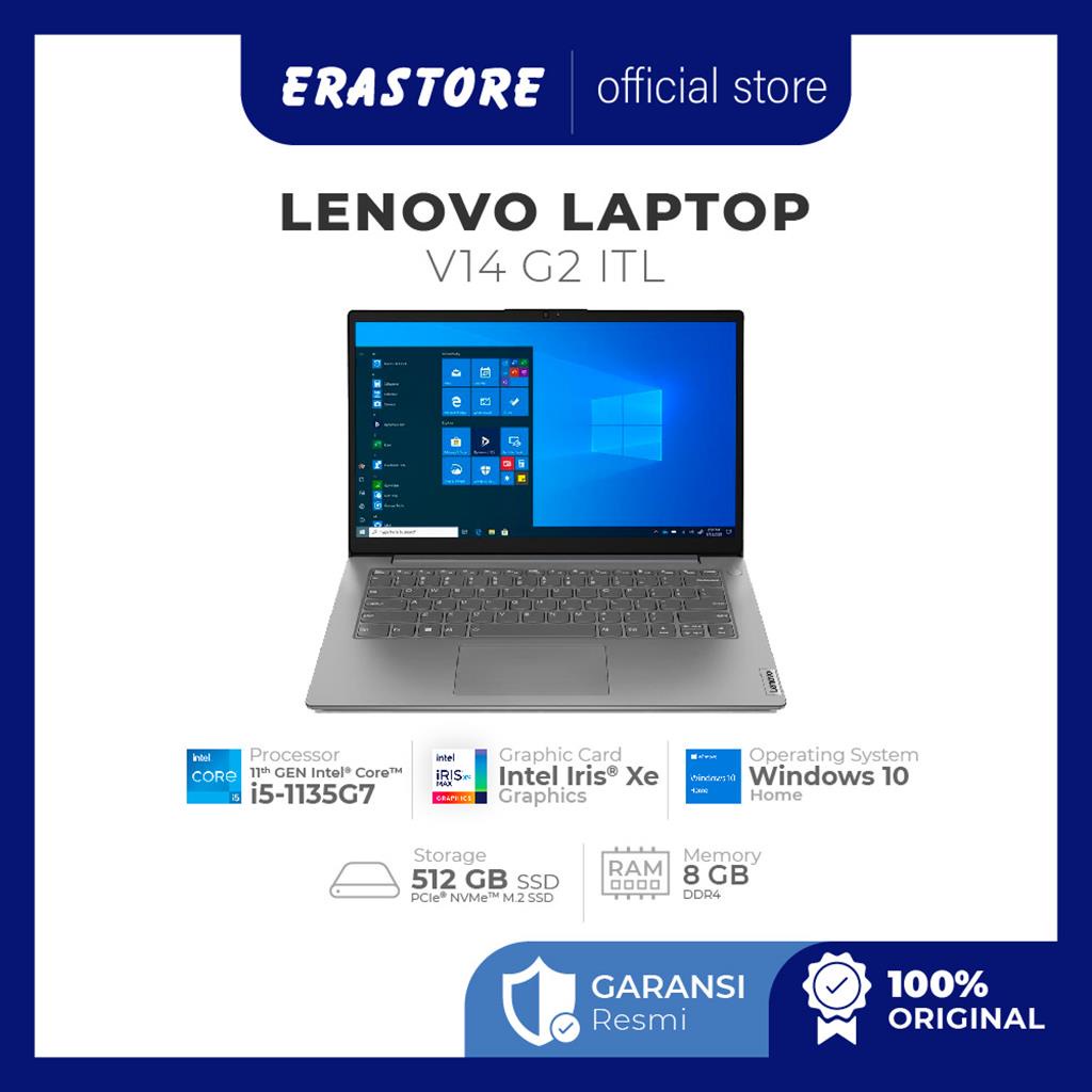 Lenovo Laptop V14 G2 i5-1135G7  512GB SSD 8GB Iris Xe FHD WIN10+OHS