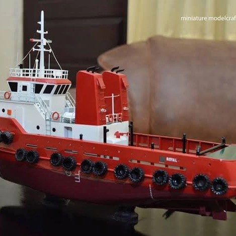 Best Seller Miniatur Kapal Tugboat