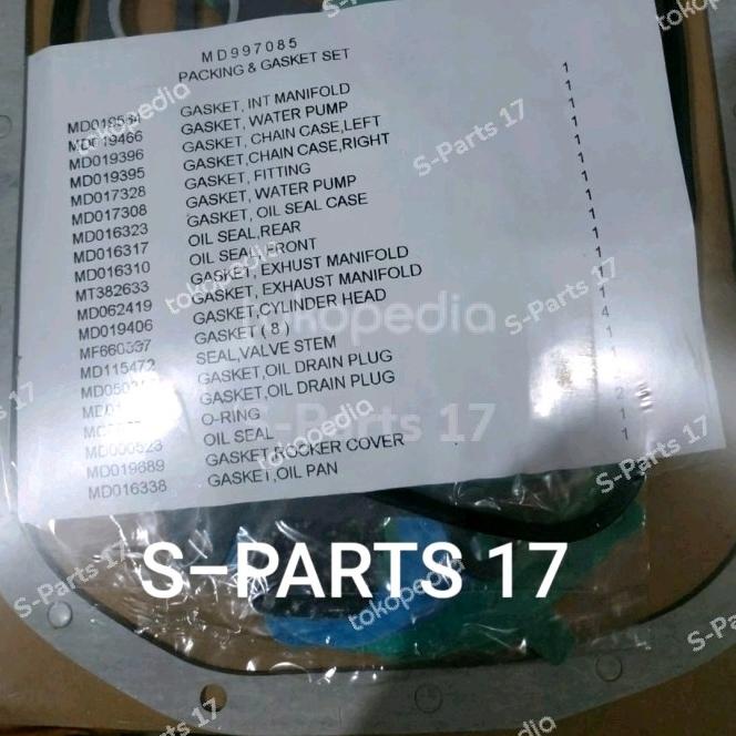Gasket Paking Set Packing Full Set Fullset L100 Minicab L 100 Minicab