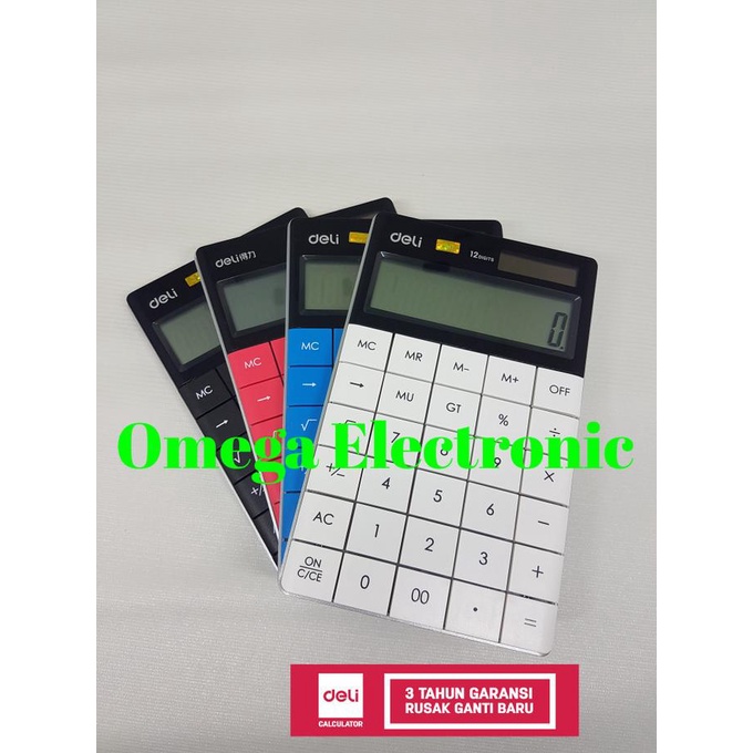 

Deli E1589 Calculator Desktop Kalkulator Stylish Office 1589 Kantor