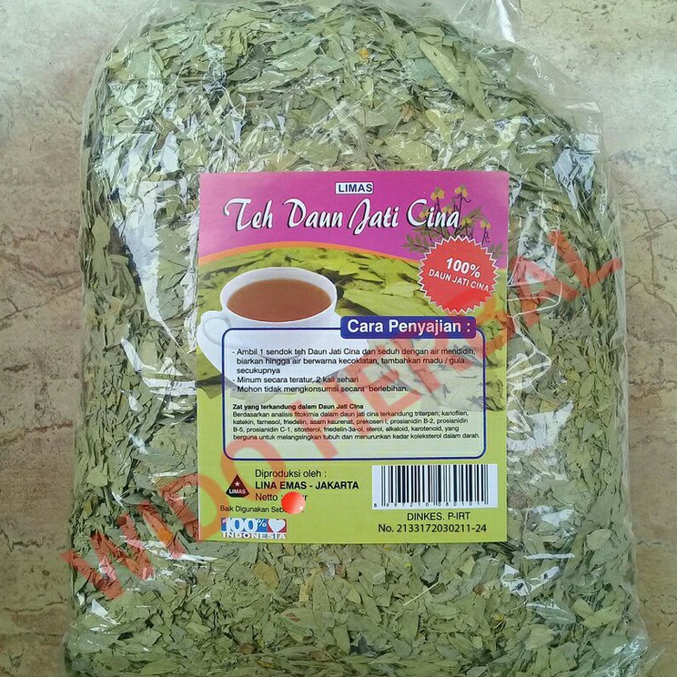 

Baru Termurah Daun Jati Cina Curah 1/2 kg 500 gr gram Asli Good Quality Baru