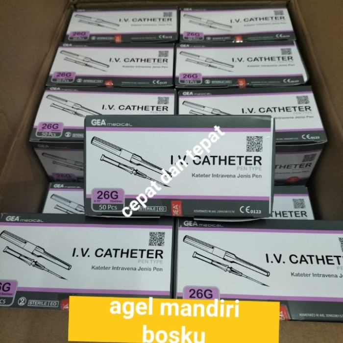 I.V Catheter 26g GEA/IV CATHETER 26g/Cateter 26g/Jarum Infus ffs04