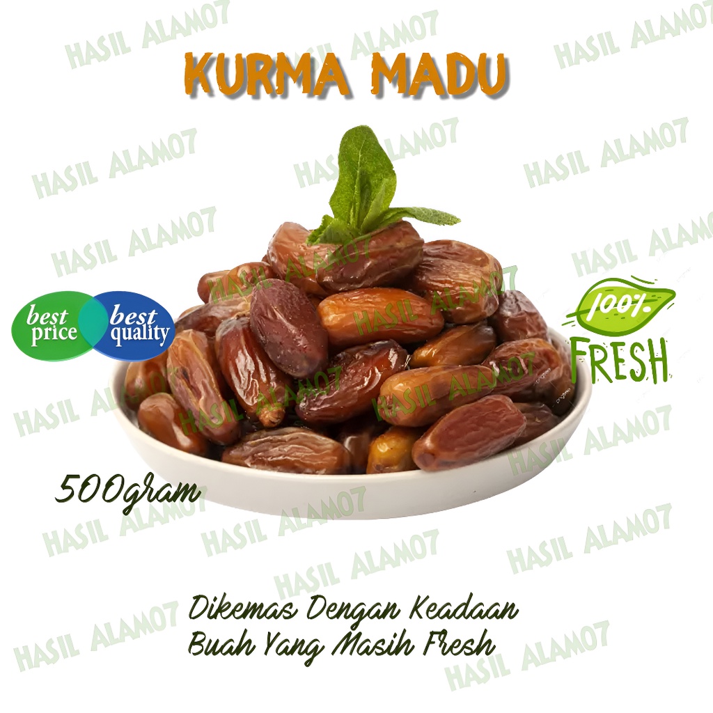 

Buah Kurma Madu Golden Faley Segar 500 Gram