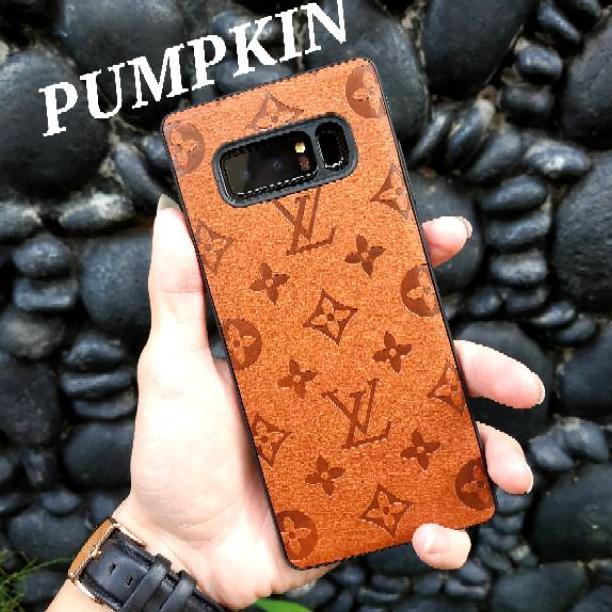 Populer Iphone X / Xs  Xs Max  Xr  Iphone 11  11 Pro  11 Pro Max - Lv Emboss Soft Case Skin Leather 