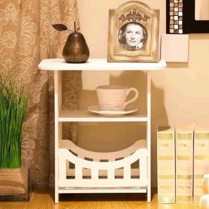 MEJA KOPI KOTAK. COFFEE TABLE. MEJA SUDUT RUANGAN. MEJA MAJALAH SUDUT