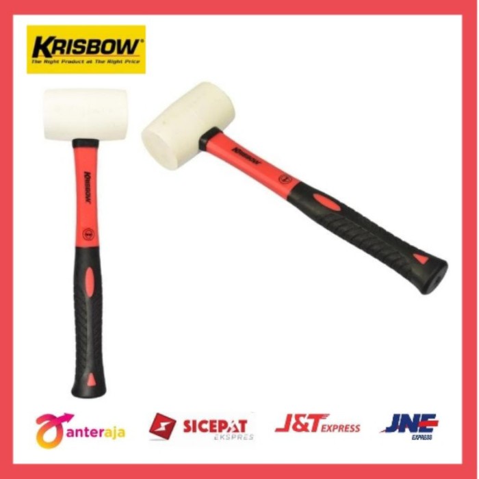 Terlaris Paluku Krisbow Palu Karet Putih / Palu Karet