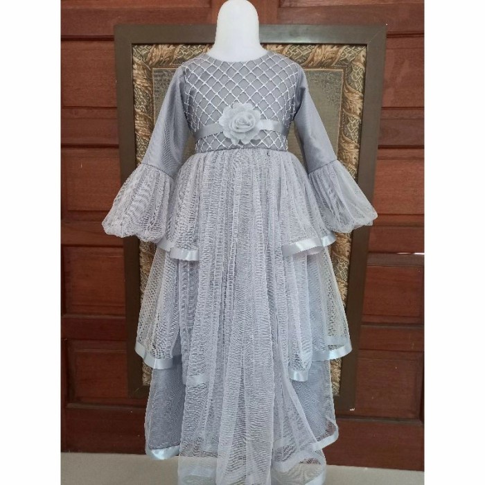 TERMURAH BAJU PESTA ANAK PEREMPUAN MUSLIMAH Dress anak gaun pesta anak muslim g