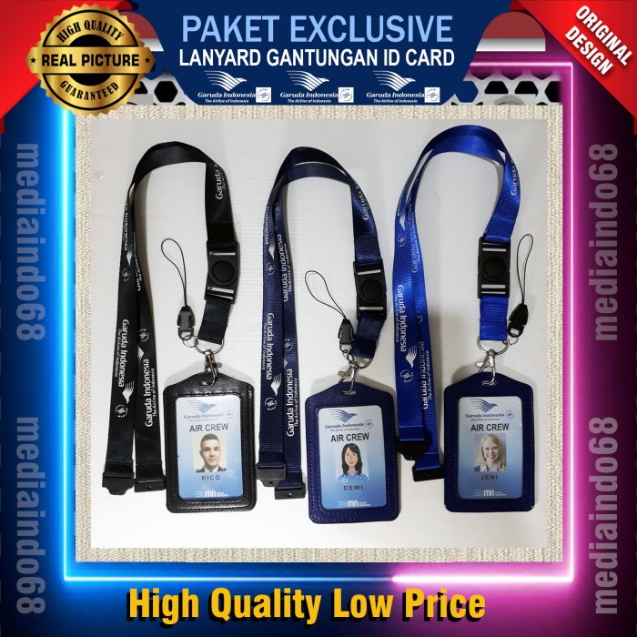 

Best Seller Garuda Indonesia Lanyard Id Card-Breakaway (Paket Murah)