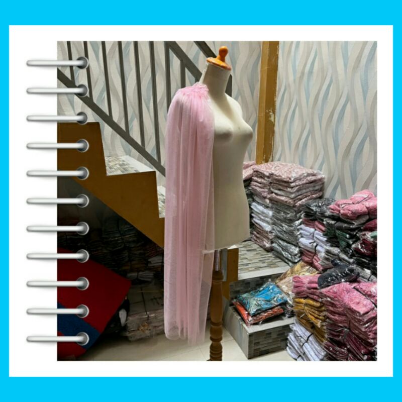 Sayap Pundak Kebaya 75 cm Pengantin  / Sayap Bahu /Slayer Pundak /