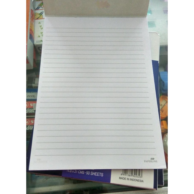 

Flip Over Pad / Block Note / Writing Pad Memo Paperline A5 50