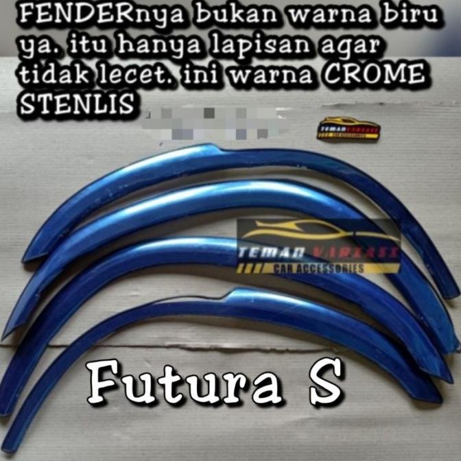 List Lis Atas Ban Fender Trim Mobil Futura S