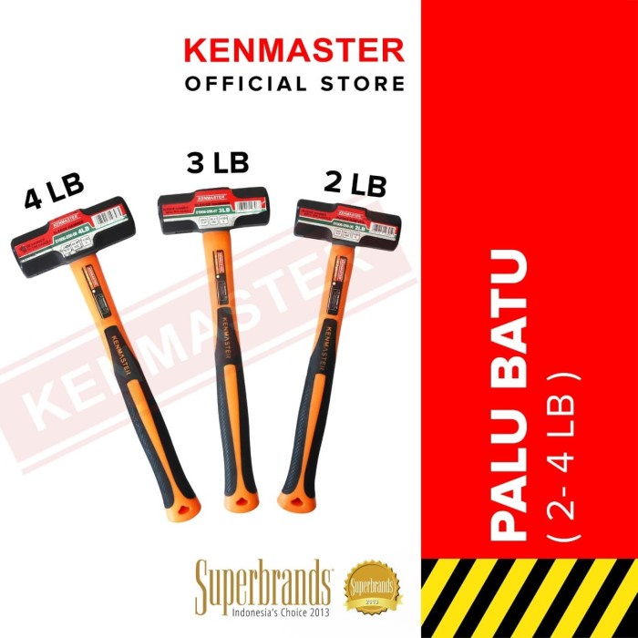 Terlaris Paluku Kenmaster Palu Batu 2 Lbs + Gg Orange Km