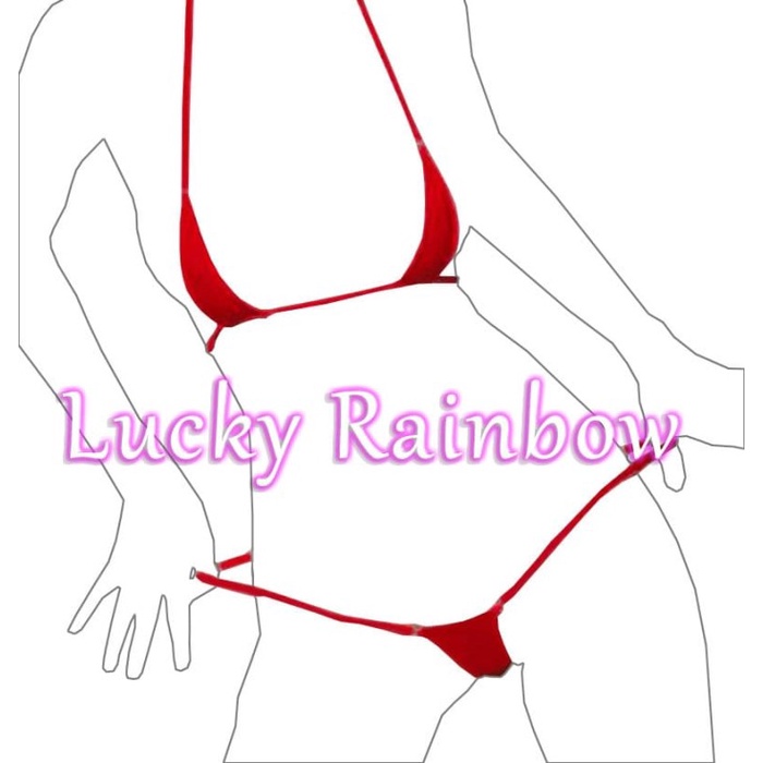 Lingerie Mini Seksi Bikini Hot Red 1743 Terbaru