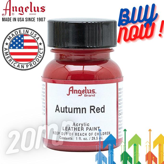 

+%+%+%] Angelus Autumn Red Leather Paint Cat Bahan Kulit 1 Oz 29ML USA